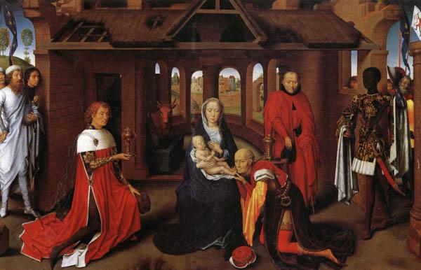 Hans Memling The Adoration of the Magi oil painting picture